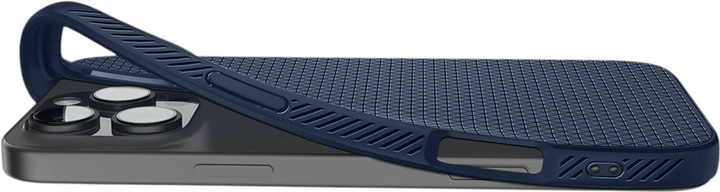 Etui Spigen Liquid Air do Apple iPhone 16 Navy Blue (8809971230902) - obraz 7
