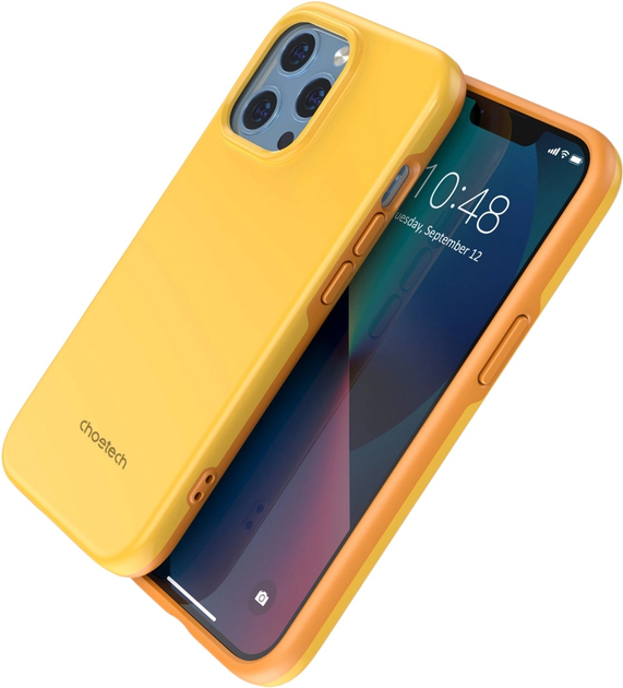 Etui CHOETECH MFM Anti-drop Case do Apple iPhone 13 Pro Max Orange (6932112101426) - obraz 3