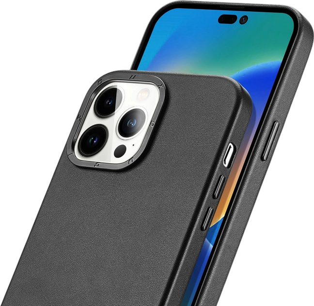 Etui Dux Ducis Grit do Apple iPhone 14 Pro Black (6934913036976) - obraz 4