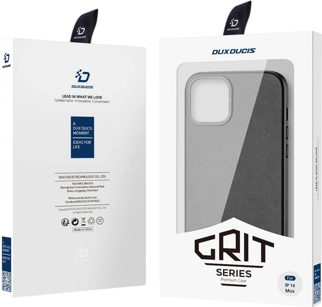 Etui Dux Ducis Grit do Apple iPhone 14 Plus Black (6934913036945) - obraz 6
