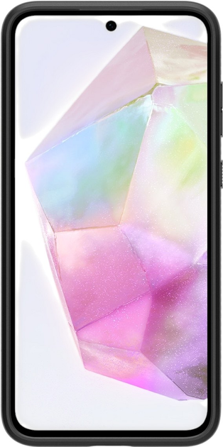 Etui Spigen Liquid Air do Samsung Galaxy A35 Matte Black (8809971224314) - obraz 3