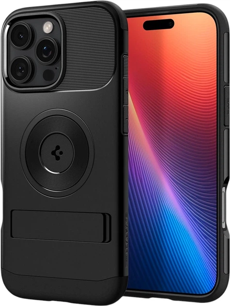 Панель Spigen Slim Armor MagFit для Apple iPhone 16 Pro Black (8809971230766) - зображення 4