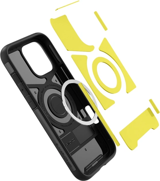 Панель Spigen Slim Armor MagFit для Apple iPhone 16 Pro Black (8809971230766) - зображення 7
