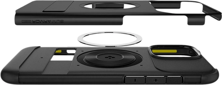 Панель Spigen Slim Armor MagFit для Apple iPhone 16 Pro Black (8809971230766) - зображення 8