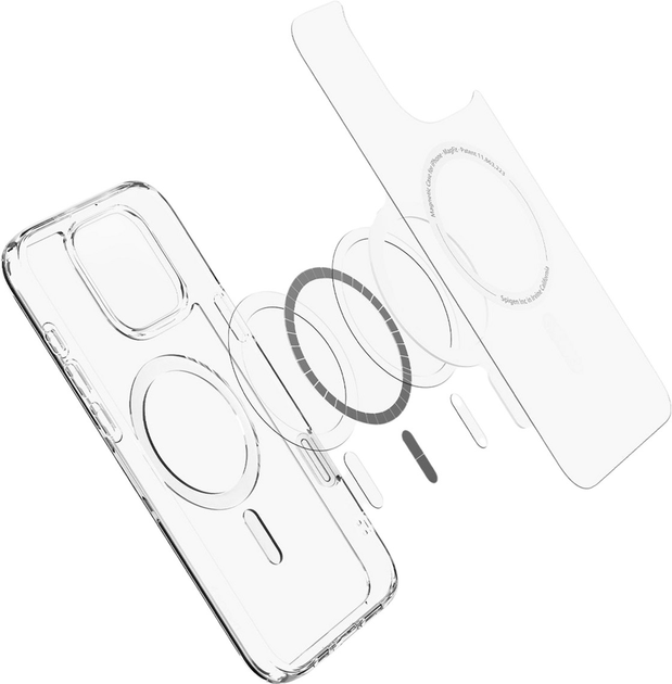 Etui Spigen Ultra Hybrid T MagFit do Apple iPhone 16 Pro Max White (8809971233613) - obraz 4