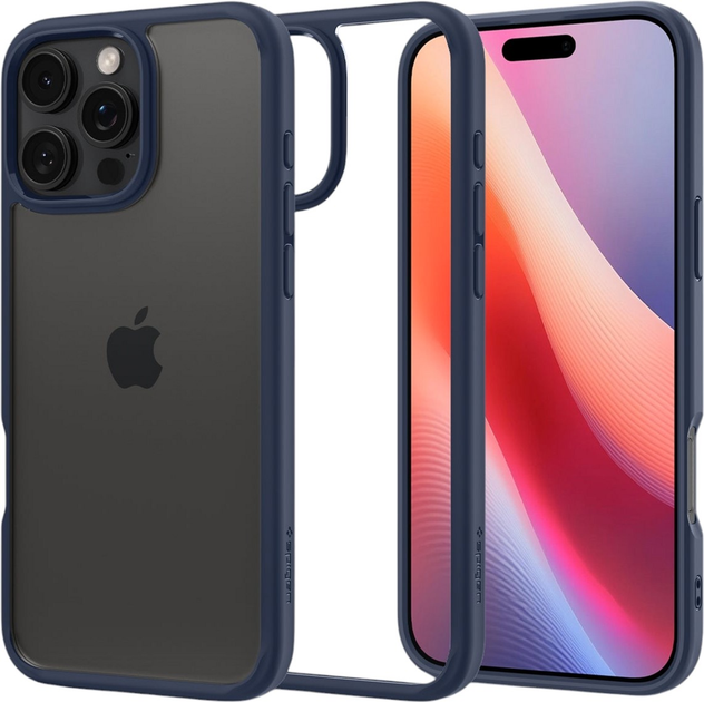 Etui Spigen Ultra Hybrid do Apple iPhone 16 Pro Max Navy Blue (8809971229333) - obraz 3