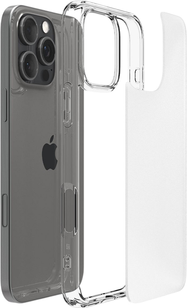 Etui Spigen Ultra Hybrid do Apple iPhone 16 Pro Max Frost Clear (8809971229296) - obraz 6