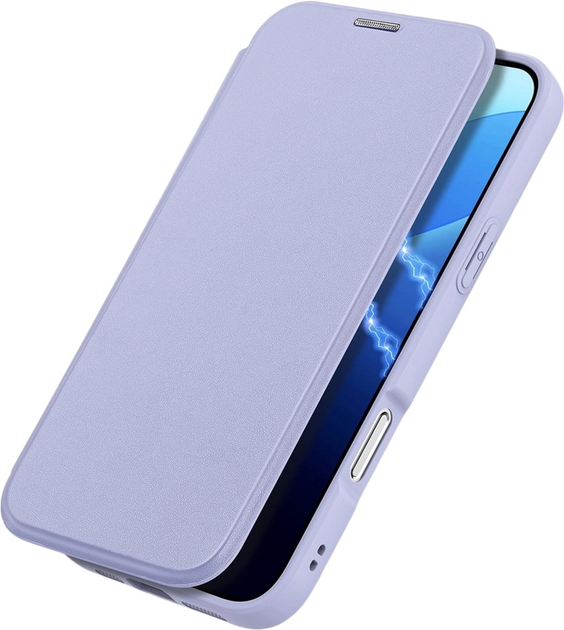 Чохол-книжка Dux Ducis Skin X Pro для Apple iPhone 16 Pro Violet (6934913004500) - зображення 3