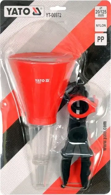 Лейка для масла YATO с держателем воронка 125/20 мм YT-06972 - изображение 6