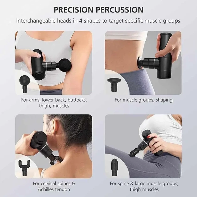 Fascial Gun Вібромасажер для м'язів акумуляторний - зображення 2