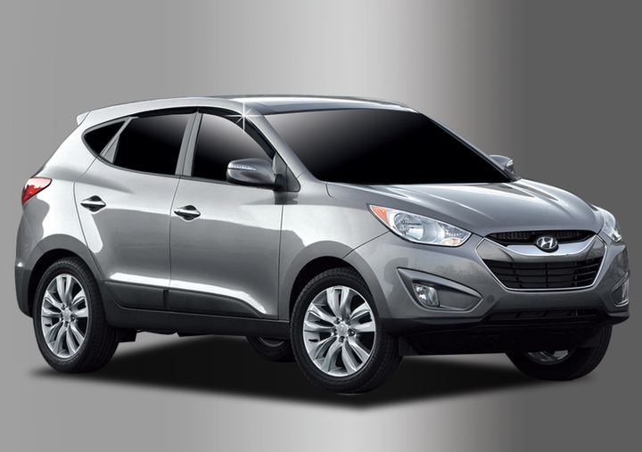 Дефлекторы окон Hyundai ix35 2010- 4шт Clover AC A116 - изображение 5