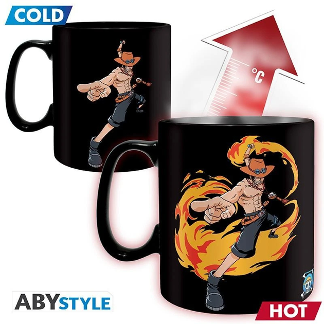 Kubek termoaktywny ABYstyle One Piece Luffy and Ace 460 ml (3665361139744) - obraz 3