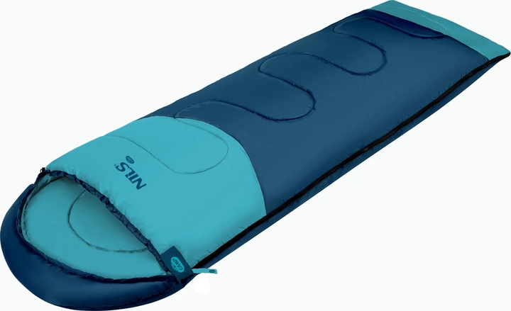 Спальний мішок Nils Camp NC2008 Розмір L Blue-Light Blue (5907695544763) - зображення 5