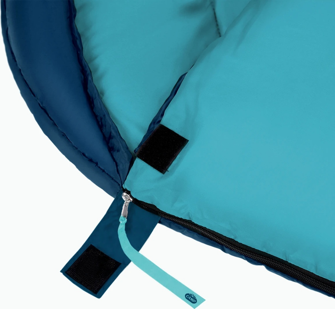 Спальний мішок Nils Camp NC2008 Розмір L Blue-Light Blue (5907695544763) - зображення 8