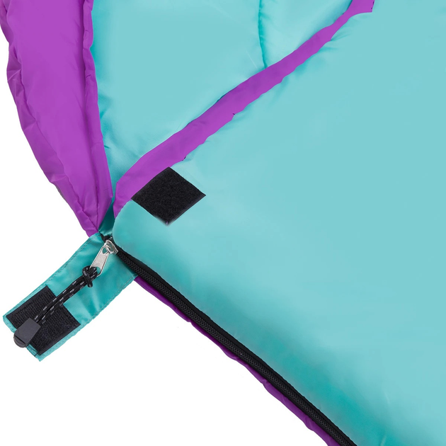 Śpiwór Nils Camp NC2008 kempingowy Rozm. M Purple-Turquoise (5907695598049) - obraz 11