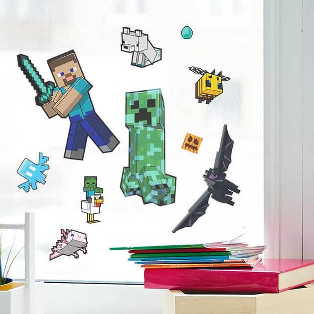 Набір наклейок Paladone Minecraft (5056577733075) - зображення 4