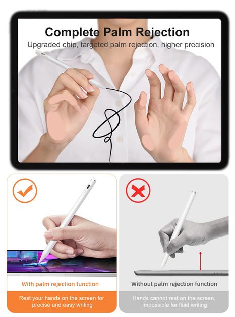 Aktywny rysik Joyroom JR-X9 Active Stylus Pen White (6941237179623) - obraz 7