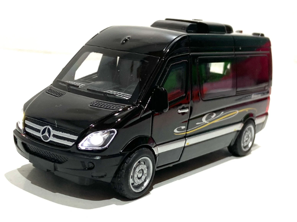 Мікроавтобус TK Group Mercedes-Benz Sprinter 14см інерція/звук/світло/відчиняються двері 1:32 TK-1788-2 - зображення 6