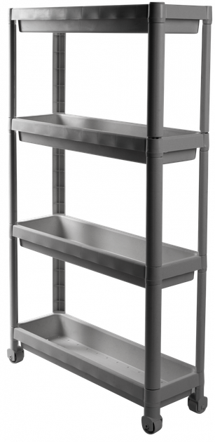 Этажерка Violet House 6014 Long Shelf GREY (91см) - Фото 1 Этажерка Violet House 6014 Long Shelf GREY (91см) - изображение 1