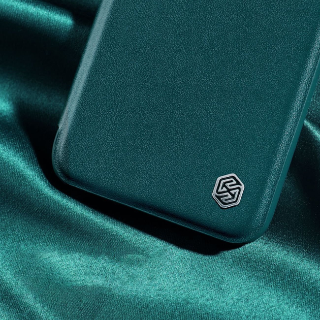 Etui z klapką Nillkin Qin Leather Pro Case do Apple iPhone 14 Plus Green (6902048249103) - obraz 6