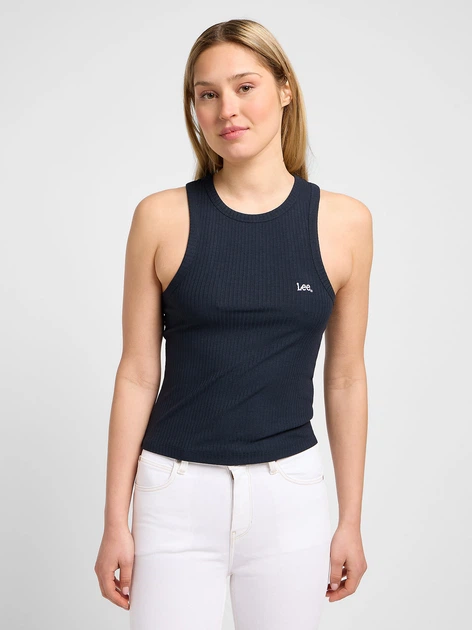 Майка жіноча Lee 112341592 XL Чорна (5401019579719) - зображення 1