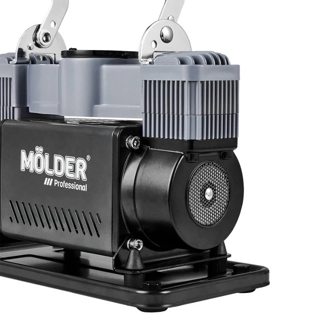 Автокомпрессор двухпоршневой для накачки шин R13-R21 MOLDER MA25300 10Атм 90 л/мин 380Вт - изображение 2