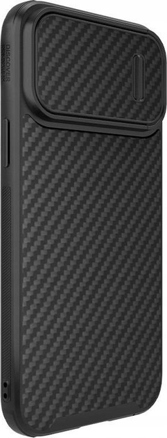 Etui Nillkin Synthetic Fiber S Case do Apple iPhone 14 Pro Max Black (6902048249806) - obraz 4