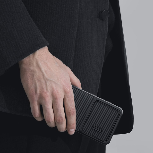 Панель Nillkin Synthetic Fiber S Case для Samsung Galaxy S23 Black (6902048258242) - зображення 8