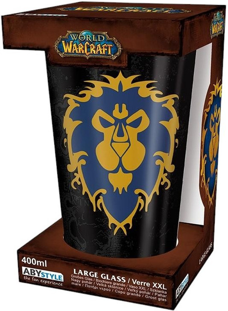 Склянка ABYstyle World of Warcraft Alliance 400 мл (3665361041979) - зображення 3