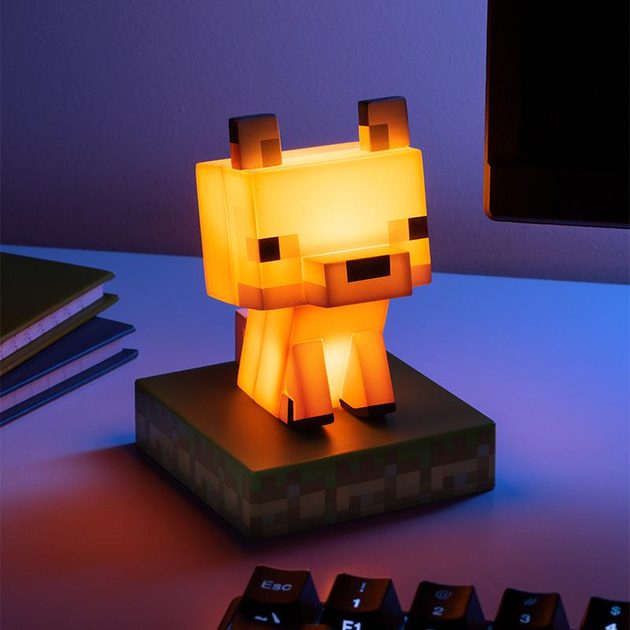 Lampka Paladone Minecraft Fox (5056577735192) - obraz 5