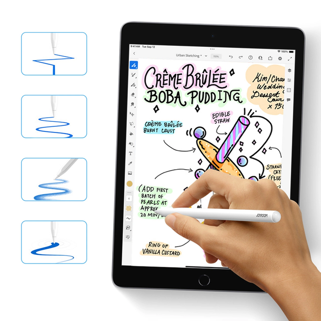 Активний стилус Joyroom JR-X15 Active Stylus White (6956116710675) - зображення 9