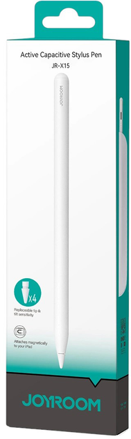 Активний стилус Joyroom JR-X15 Active Stylus White (6956116710675) - зображення 11