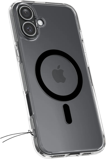 Etui Spigen Ultra Hybrid MagFit do Apple iPhone 16 Black (ACS08206) - obraz 8