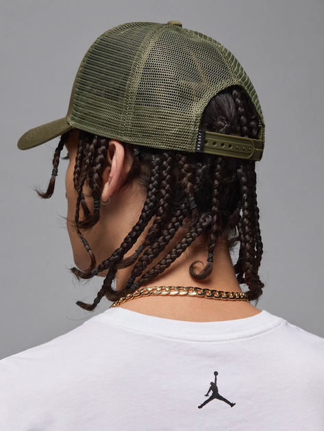 Кепка літня Nike U J Rise Cap S Cb Trkr Jm Ptch FZ0774-222 M/L Хакі (0197602877908)