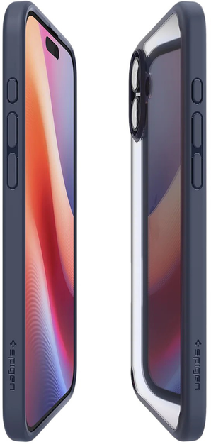 Etui Spigen Ultra Hybrid do Apple iPhone 16 Blue (ACS08202) - obraz 3