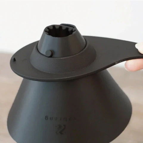 Пуровер Hario V60 Flat Dripper Zebrang 02 Силіконовий складаний TT - зображення 4