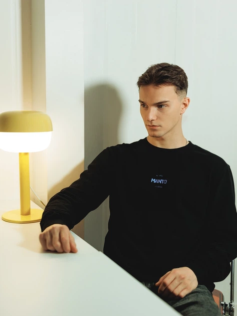 Лонгслів MANTO longsleeve BLUR Black M - изображение 4