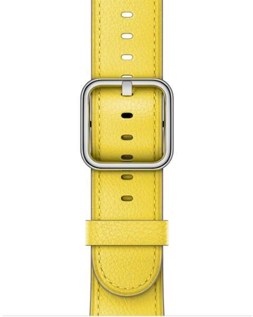 Ремінець Apple Classic Buckle для Apple Watch 38mm Spring Yellow (MRP42) - зображення 3