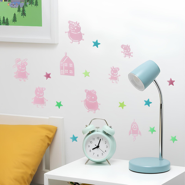 Naklejki dekoracyjne Paladone Peppa Pig in the dark (5056577742862) - obraz 4