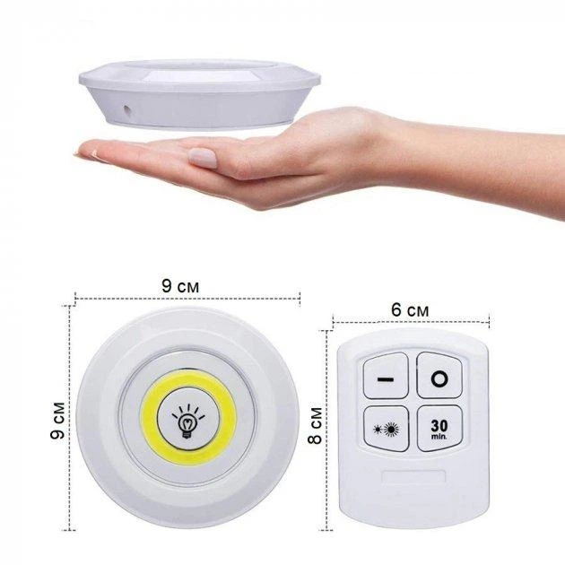 Бездротова LED-лампа BL-1012 COB з дистанційним керуванням 7477 - зображення 7