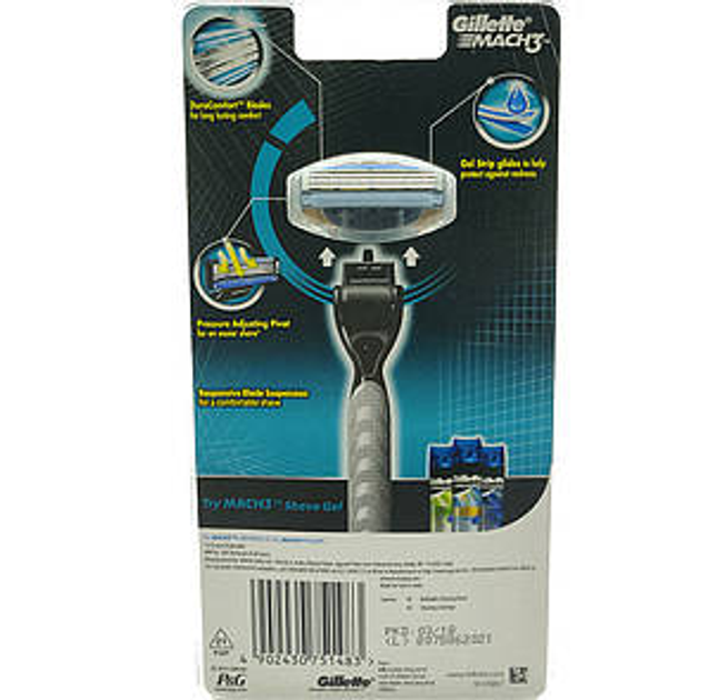Станок для гоління Gillette Mach3 - зображення 2