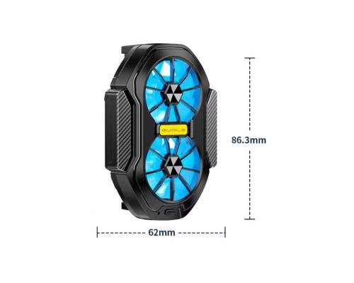 Кулер для охолодження смартфона Union FS01 cooling mobile 4.5-7" - Фото 3 Кулер для охолодження смартфона Union FS01 cooling mobile 4.5-7" - изображение 3