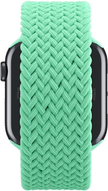 Pasek Apple Braided Solo Loop do Apple Watch 45mm Size 7 Bright Green (APL_MN1D3) - obraz 5