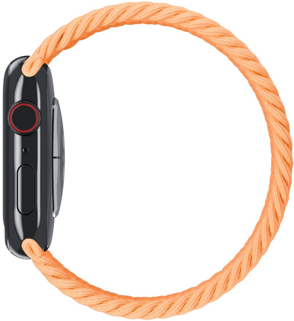 Pasek Apple Braided Solo Loop do Apple Watch 45mm Size 6 Bright Orange (APL_MQYP3) - obraz 3
