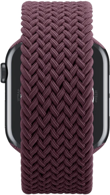 Pasek Apple Braided Solo Loop do Apple Watch 45mm Size 4 Dark Cherry (APL_ML5X3) - obraz 5