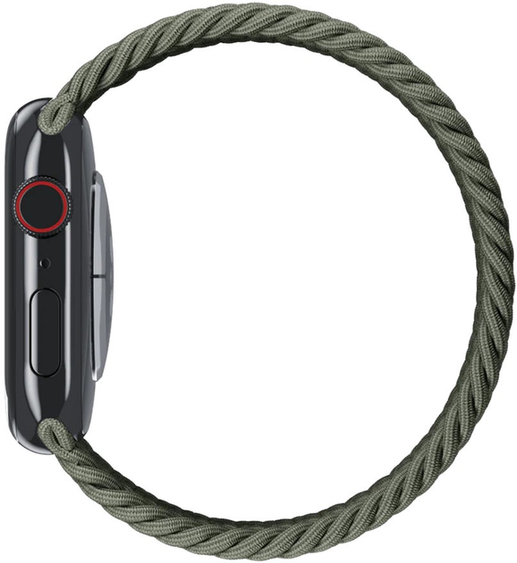 Pasek Apple Braided Solo Loop do Apple Watch 45mm Size 8 Olive (APL_MR193) - obraz 3