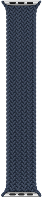 Pasek Apple Braided Solo Loop do Apple Watch 45mm Size 8 Abyss Blue (ML6M3) - obraz 3