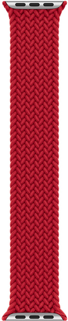 Pasek Apple Braided Solo Loop do Apple Watch 45mm Size 6 (PRODUCT)RED (ML6V3) - obraz 3