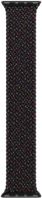 Pasek Apple Braided Solo Loop do Apple Watch 41mm Size 4 Black Unity (MMWD3) - obraz 3