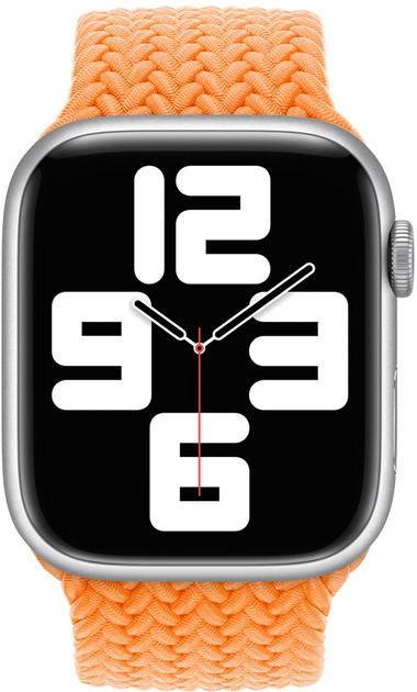 Pasek Apple Braided Solo Loop do Apple Watch 41mm Size 2 Bright Orange (MQXP3) - obraz 3